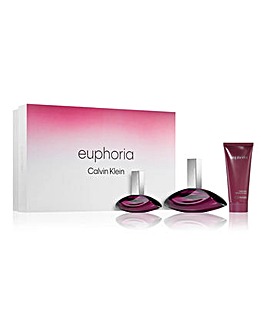 Calvin Klein Euphoria Giftset 100ml & 30ml EDP + 150ml Body Lotion