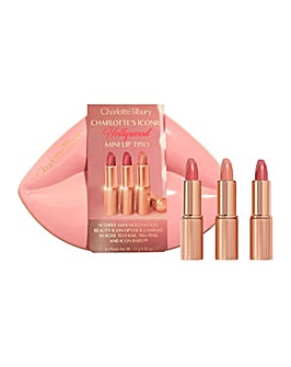 Charlotte Tilbury Hollywood Iconic Mini Lip Trio Makeup Gift Set