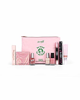 Barry M Cotton Candy Glam Face and Nail Gift Set Worth 41 GBP