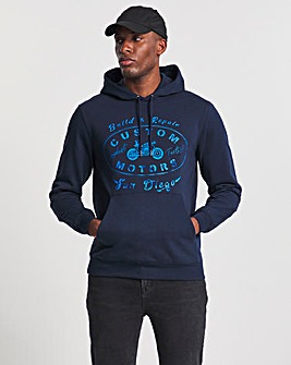 Graphic Hooded Sweatshirt Long