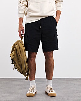 Linen 3/4 Length Cargo Short