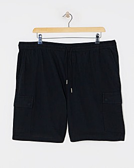Linen 3/4 Length Cargo Short