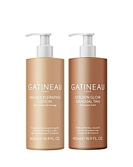 Gatineau Tan Accelerating Lotion and Golden Gradual Tan Duo Worth 74 pounds
