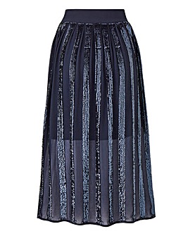 Coast Joey Panelled Sequin Skirt