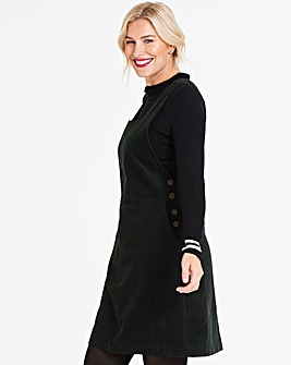 oasis cord pinafore