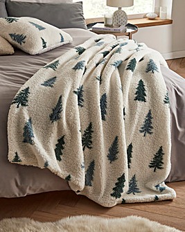 Cosy Scandi Forest Throw