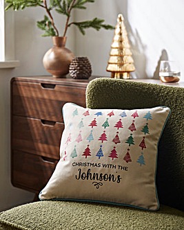 Personalised Christmas Cushion Cover
