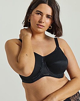 Elomi Energise High Impact Wired Sport Bra Black