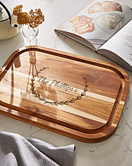 Personalised Family Name Chopping Board