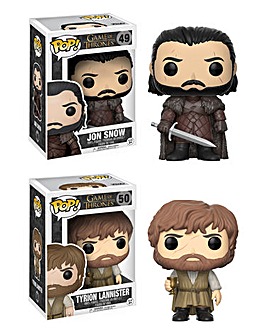 POP! Vinyl Figure Twin Pack - Game of Thrones Jon Snow & Tyrion Lannister