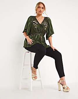 Joe Browns Embroidered Sequin Blouse
