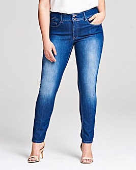 Salsa Push In High Waist Skinny Leg Jeans