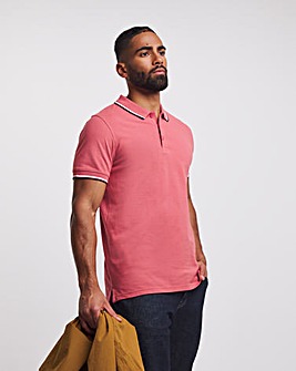 Tipped Pique Polo Long