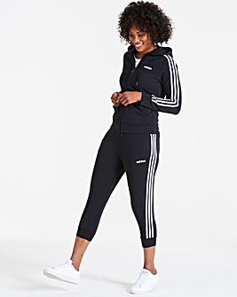adidas 3 Stripe Full Zip Hoodie