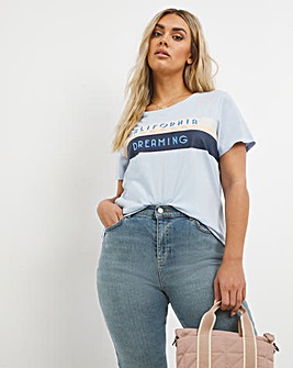 California Dreaming Embroidered Tee
