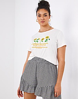 Sunflower Collective Printed Tee