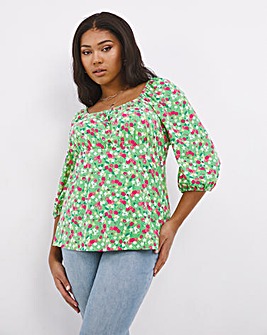 Supersoft Square Neck Top