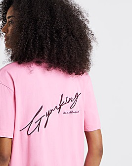 Gym King Script Mindset Boyfriend T-Shirt