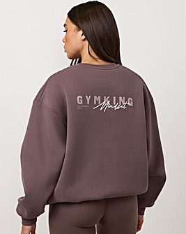 Gym King Poise Relaxed Fit Crew Sweatshirt