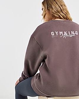Gym King Poise Relaxed Fit Crew Sweatshirt