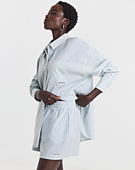 Gym King Poplin Stripe Shorts