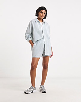 Gym King Poplin Stripe Shorts