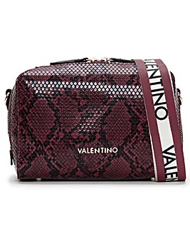 Valentino Bags Pattie Haversack Reptile Cross Body Bag