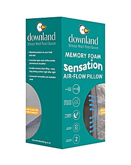 Downland Memory Foam Breathable Sensation Pillow