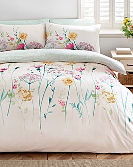 Catherine Lansfield Meadowsweet Floral Duvet Cover Set