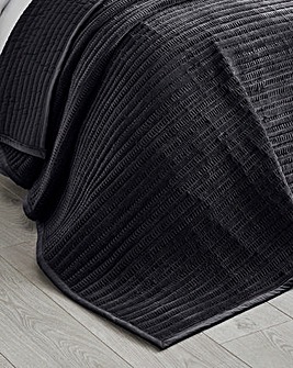 Catherine Lansfield Velvet Pinsonic Bedspread