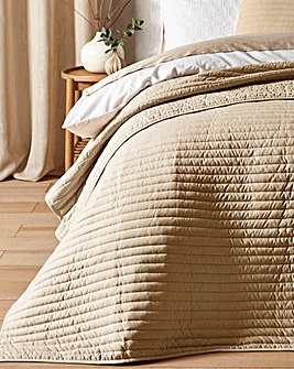 Bianca Quilted Lines Bedspread