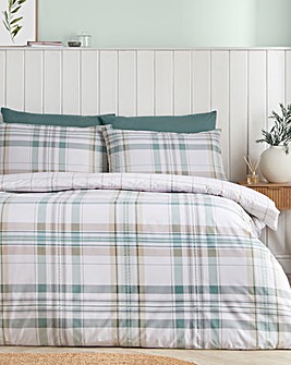 Catherine Lansfield Cartmel Check Duvet Cover Set