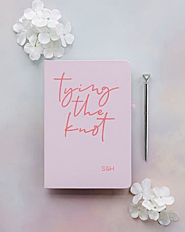 Personalised Tying the Knot Notebook & Pen Set