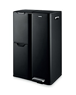 Tower 60L Recycling Bin with 3 Individual Compartments