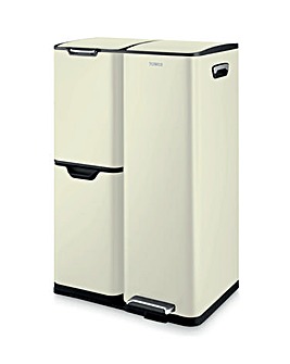 Tower 60L Recycling Bin with 3 Individual Compartments