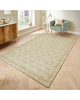 Catherine Lansfield Deco Peacock Washable Rug