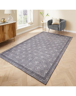Catherine Lansfield Deco Peacock Washable Rug
