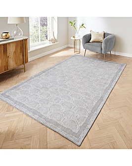 Catherine Lansfield Deco Peacock Washable Rug