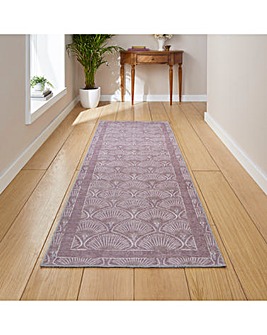 Catherine Lansfield Deco Peacock Washable Runner