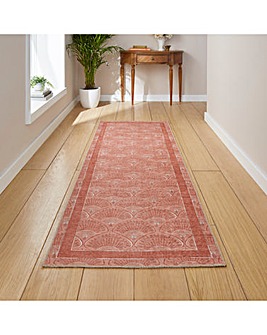 Catherine Lansfield Deco Peacock Washable Runner