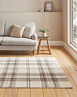 Catherine Lansfield Kelso Check Rug
