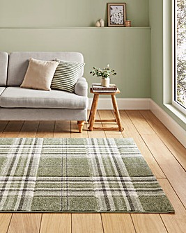 Catherine Lansfield Kelso Check Rug