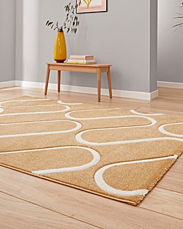 Catherine Lansfield Linear Curve Geometric Rug