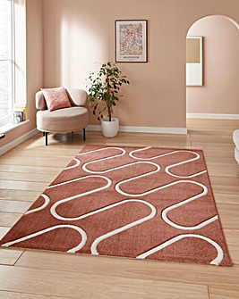 Catherine Lansfield Linear Curve Geometric Rug