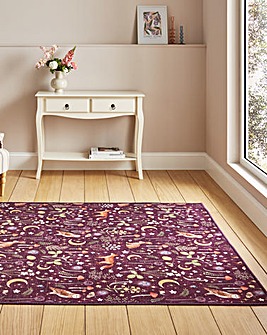 Catherine Lansfield Twilight Animals Rug