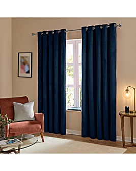 Furn. The Ultimate Velvet Blackout Pencil Pleat Curtains