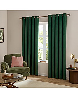 Furn. The Ultimate Velvet Blackout Pencil Pleat Curtains