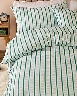Hettie Soft Touch Striped Duvet Cover Set