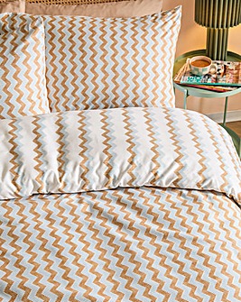 Izzie Reversible Soft Touch Duvet Cover Set