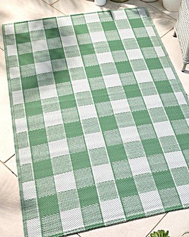 Gingham Outoor Rug